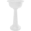 Bloem 18" Casper White Grecian Pedestal Urn Birding 1 Bloem 18" Casper White Grecian Pedestal Urn Birding