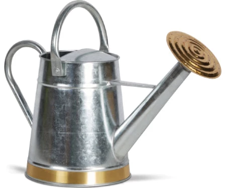 Terra Verde Tapered Galvanized Watering Can (1 Gal.) 3 Terra Verde Tapered Galvanized Watering Can (1 Gal.)