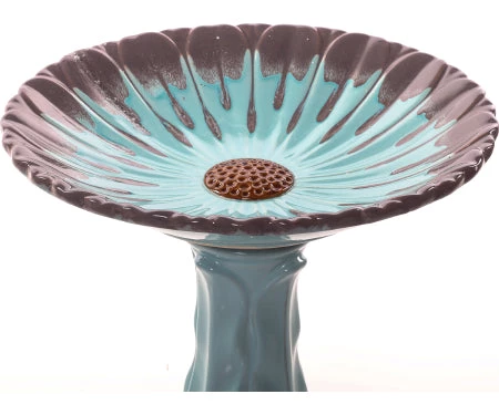 Terra Verde Birding Aster Birdbath 22" 3 Terra Verde Birding Aster Birdbath 22"