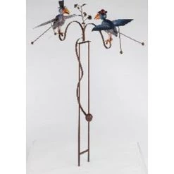 Terra Verde Birding Mr. & Mrs. Dual Rocking Bird Stake