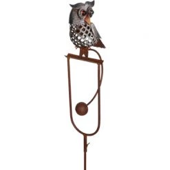 Terra Verde 41" Rocking Owl Garden Stake Birding