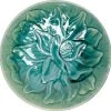 Terra Verde Lotus Birdbath 20.5" Green 1 Terra Verde Lotus Birdbath 20.5" Green