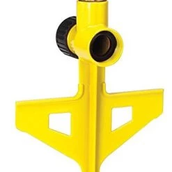 Pandy's Garden Center Watering ColorStorm Premium 6-Inch Metal Stake Impulse Sprinkler, Yellow