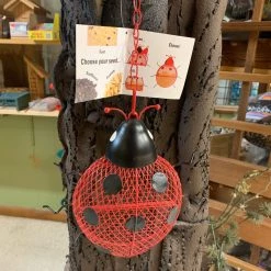 Pandy's Garden Center Birding No/No Wild Bird Ladybug Bird Feeder