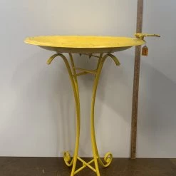 Pandy's Garden Center Yellow Dragonfly Bird Bath