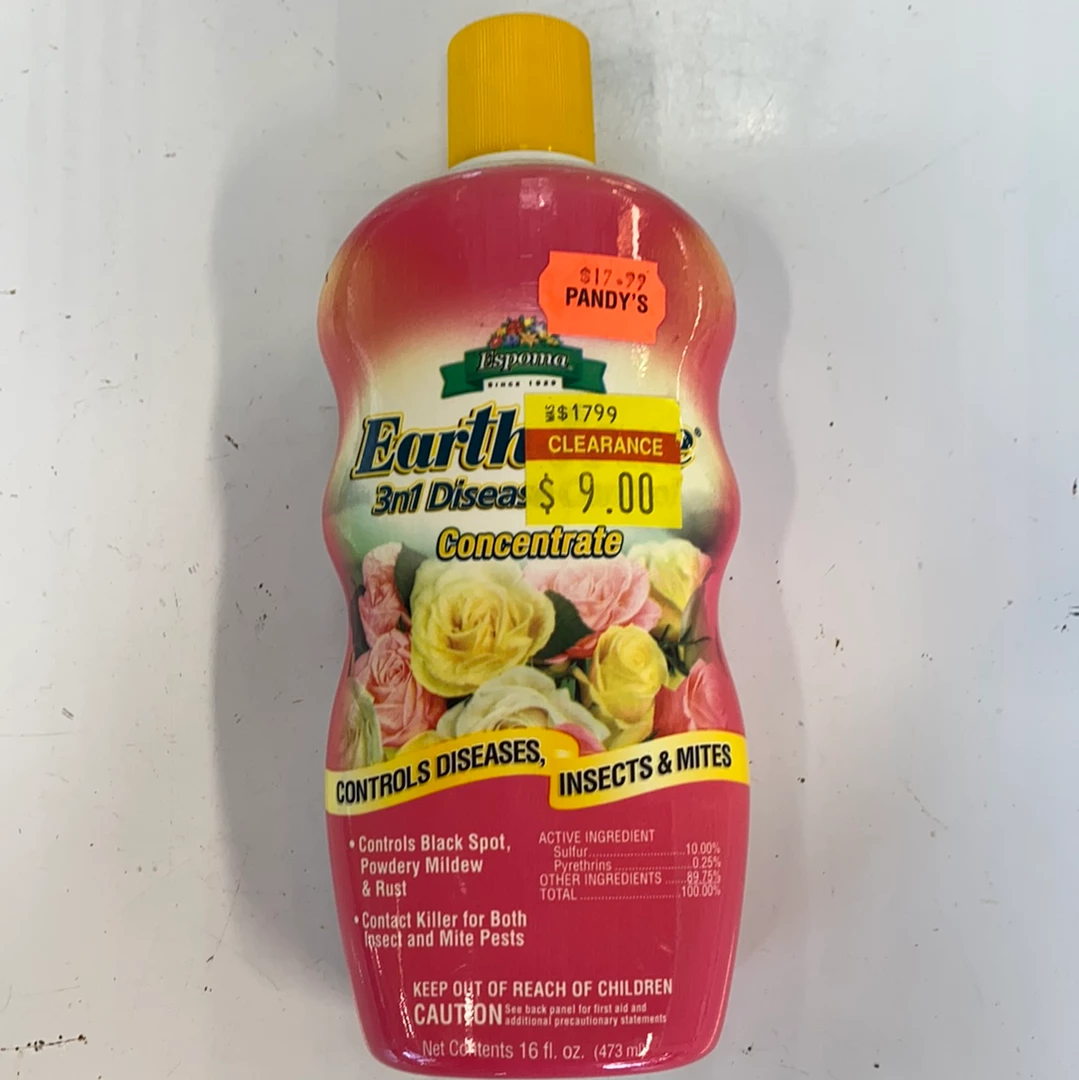 Pandy's Garden Center Lawn & Garden Espoma Earthtone 3 In 1 Disease Control Concentrate 3 Pandy's Garden Center Lawn & Garden Espoma Earthtone 3 In 1 Disease Control Concentrate