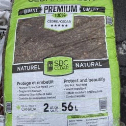 Ameriscape Lawn & Garden Natural Cedar Mulch - Bagged 2 Cubic Ft. Bag