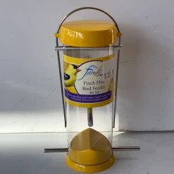 Pandy's Garden Center Birding Bird Section 8” Yellow Finch Plus Bird Feeder