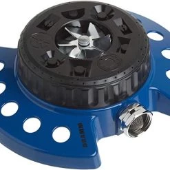 Dramm ColorStorm 9-Pattern Turret Sprinkler With Heavy-Duty Metal Base