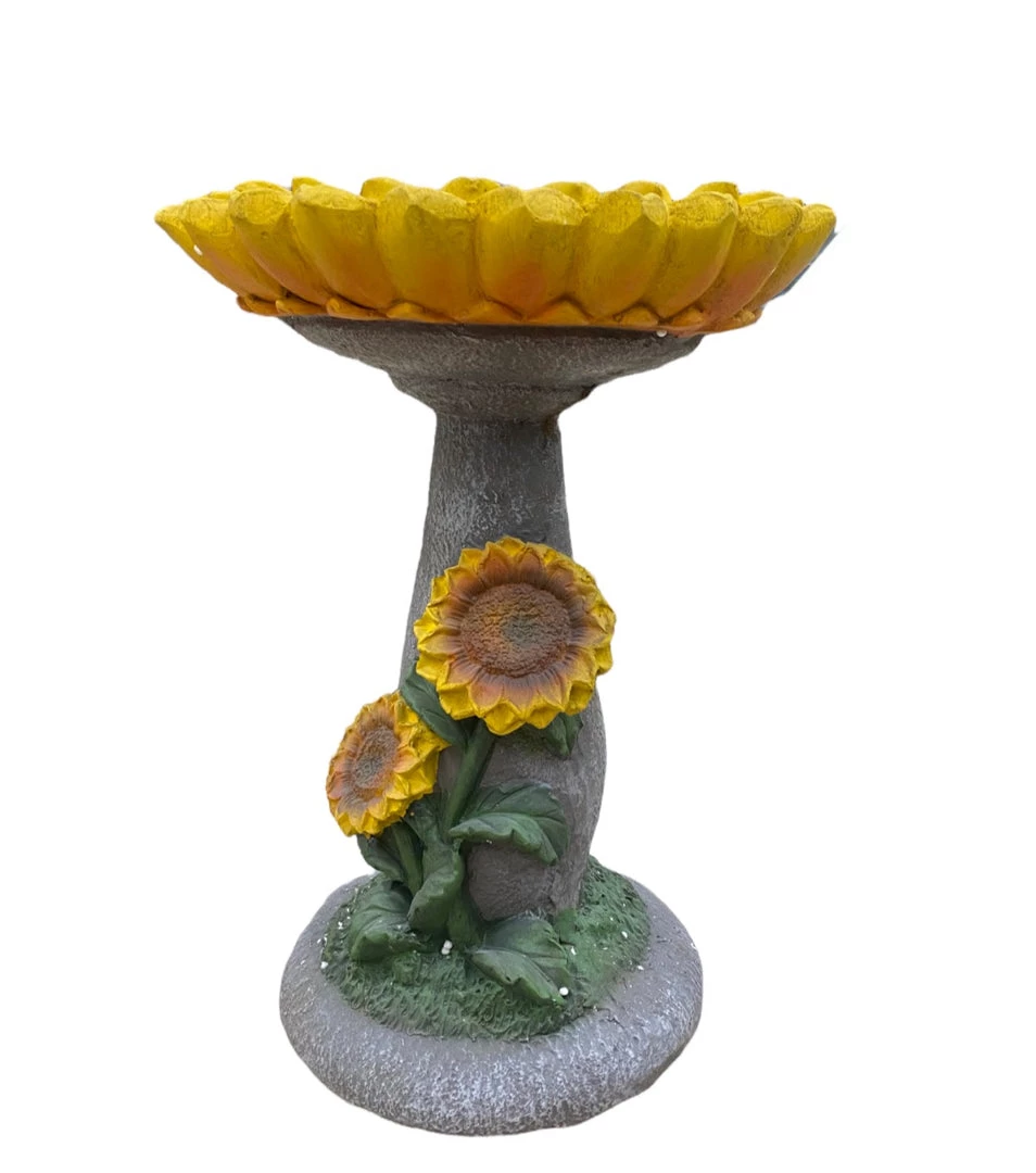 Gerson Birding Magnesium Sunflower Bird Bath 3 Gerson Birding Magnesium Sunflower Bird Bath