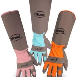 Boss EXTENDED SLEEVE SYNTHETIC LEATHER GLOVES Lawn & Garden 5 Boss EXTENDED SLEEVE SYNTHETIC LEATHER GLOVES Lawn & Garden