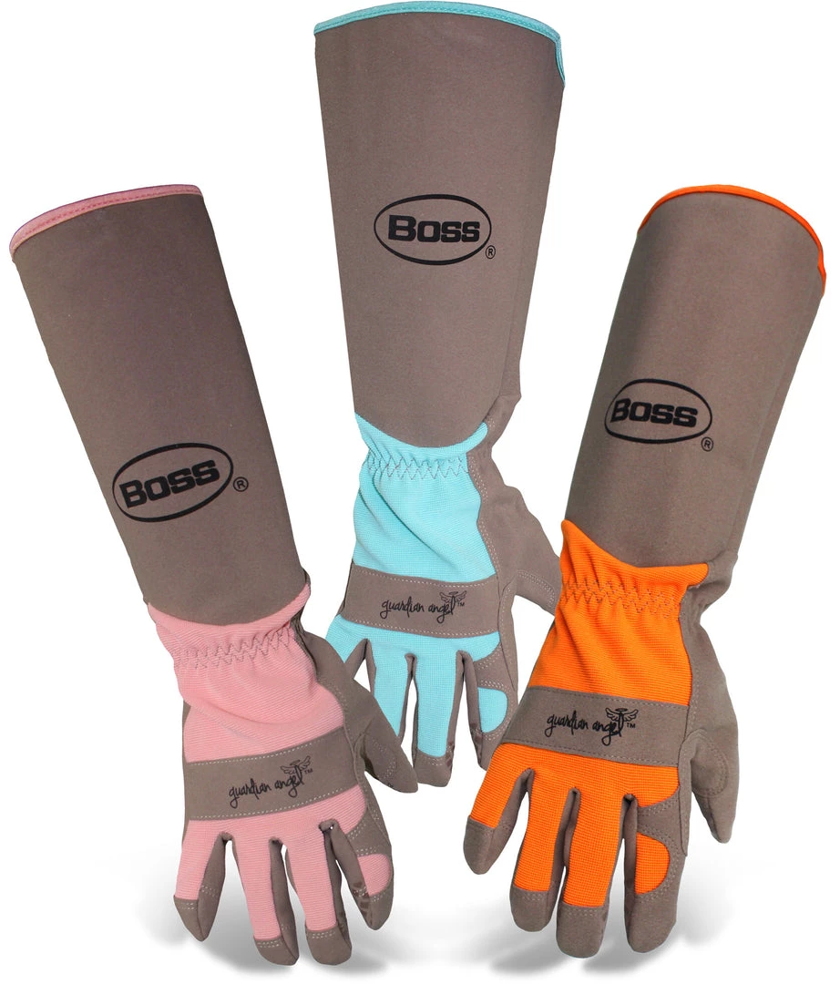 Boss EXTENDED SLEEVE SYNTHETIC LEATHER GLOVES Lawn & Garden 4 Boss EXTENDED SLEEVE SYNTHETIC LEATHER GLOVES Lawn & Garden