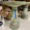 Pandy's Garden Center Hand Painted Hummingbird Bird Bath Birding