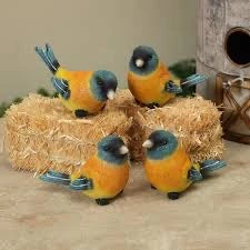 Gerson Birding 4.1" Blue & Orange Bird