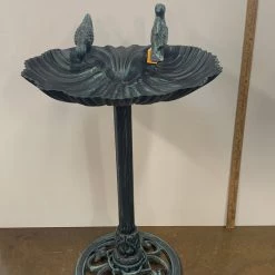 Pandy's Garden Center 2 Birds Metal Bird Bath Birding
