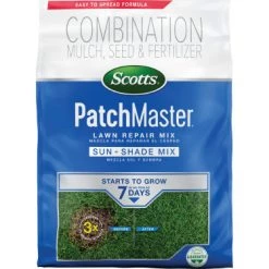 Scotts Lawn Products Scotts PatchMaster Lawn Repair Sun & Shade Mix (2-0-0.8) Lawn & Garden