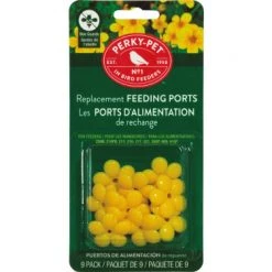 Woodstream Bird Perky Pet Yellow Feeder Flower Replacements
