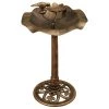 Gerson Copper-like Bird Bath With Drinking Bird Birding
